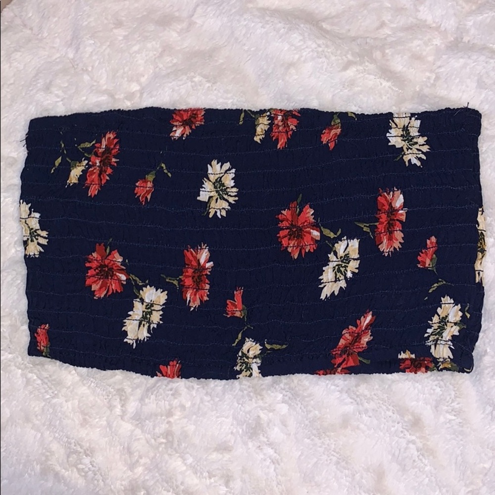 floral tube top forever 21